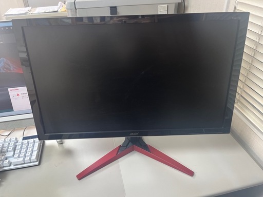 【取引中】Acer 23.6型 ゲーミングモニター KG241Q（応答速度0.6ms/144Hz）