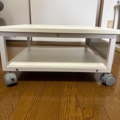 プリンター台 2段 キャスター付き の画像