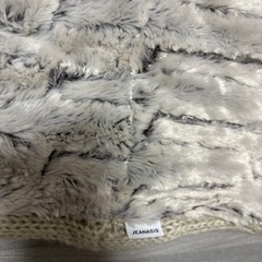 【美品】ジーナシス　スヌード　白　マフラーの画像
