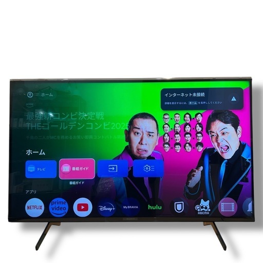 ソニー 43V型 4K 液晶 テレビ ブラビア KJ-43X85J 倍速 Google TV Dolby Atmos対応 
2021年