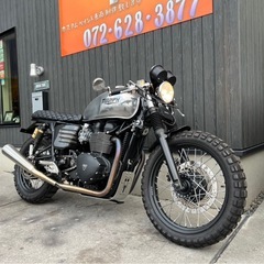 ★早い者勝ち！100万円！トライアンフ　セル1 実働車　車検付き！フルカスタム！ボンネビル　MF6 TRIUMPHの画像