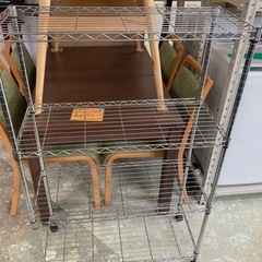 メタルラック　シルバーラック　中古　リサイクルショップ宮崎屋　住吉店26.2.19の画像