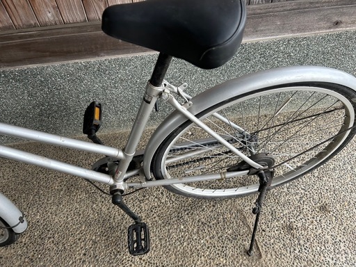 シティサイクル 26インチ｜ROSELLY シルバー自転車 前カゴ」 (hiro 