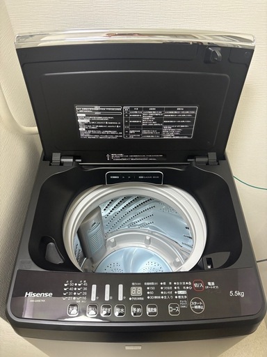 ハイセンス製洗濯機(HW-G55E7KK)