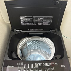 ハイセンス製洗濯機(HW-G55E7KK)の画像
