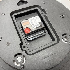 温湿度計付き 掛け時計　ホワイトウォッシュの画像