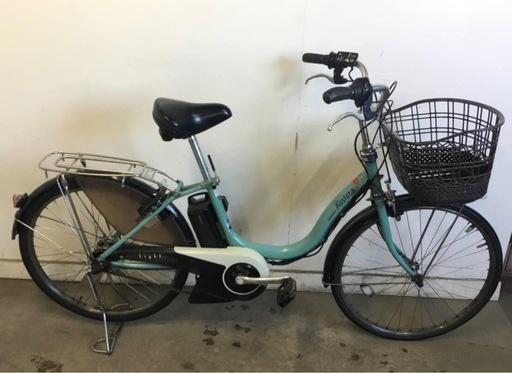 A-434△ q 岐阜発/ブリジストン/電動アシスト自転車/24インチ/3段変速/バッテリー6.2Ah/充電器なし/走行確認/現状品/管20s/ R7.12/12 △