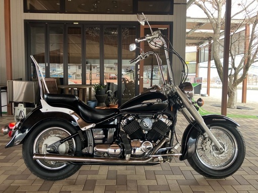 予備車検付き！ YAMAHA ドラックスター400クラシック　4TR カスタム　2in1マフラー　アップハンドル　社外エアークリーナー　油脂類交換