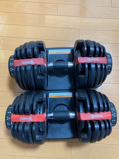 可変式ダンベル 24kg×2（計48kg）引き取り限定・早い方優先
