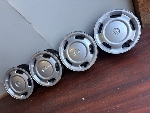 ホンダN-ワゴン純正14インチスチールホイールキャップ付き