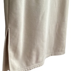 AQUA ベージュ フード付き ロングパーカー AQUAHISTORYの画像