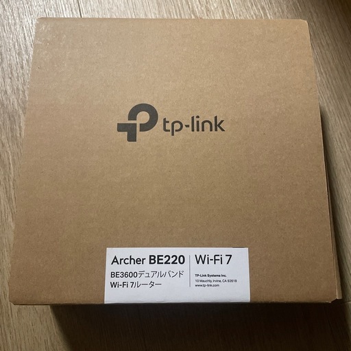 Archr BE220デュアルバンドWi-Fiルーター　新品