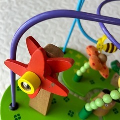 知育玩具　木製　ルーピング 　指先訓練　子供赤ちゃんおもちゃの画像