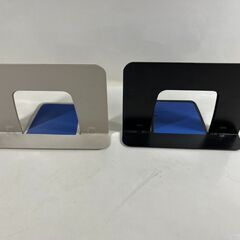 KOKUYO コクヨ スチール製 ブックエンド 8個セット 横幅広 滑り止め付 幅28cm×高さ19cm ブックスタンド 事務用品 オフィス 会社の画像