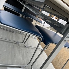 美品！会議用テーブル　スタッキングテーブル　テーブルのみの画像