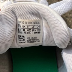 adidas スニーカー 白 26.5cmの画像