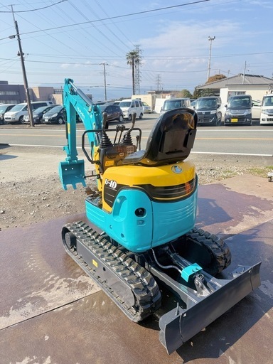 クボタ　ミニユンボ　U-10-3油圧ショベル　倍速付き　操作パターン切り替え可能　644時間 キャタ幅調整付き　1tクラス　下取りOK