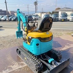 クボタ　ミニユンボ　U-10-3油圧ショベル　倍速付き　操作パターン切り替え可能　644時間 キャタ幅調整付き　1tクラス　下取りOK　の画像