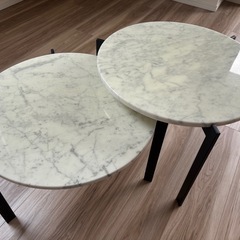 【元値64990円】大理石 ローテーブル【アルモニア】の画像