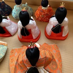 お雛様（江戸木目込人形）10人飾りの画像