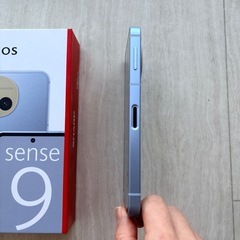 【ほぼ新品】AQUOS sense9 SHARP 128GB ブルーの画像