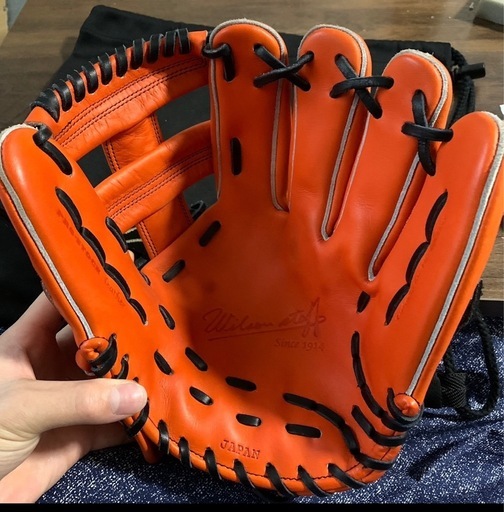 【処分セール2月25日まで】【美品】硬式　内野手用グローブ　ウィルソン　フルオーダー
