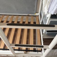 IKEA 2段ベッド　インサート付きの画像