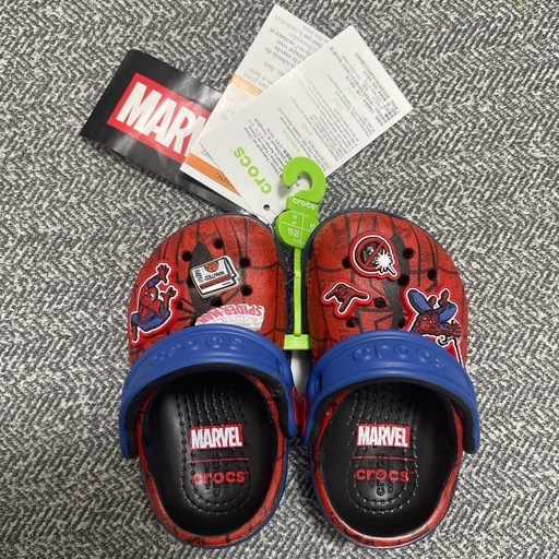(日本で売ってません)スパイダーマン クロックス サンダル 19-20