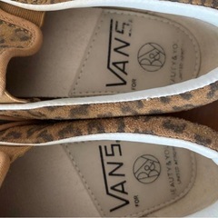 ヒョウ柄  VANS vans スリッポンの画像
