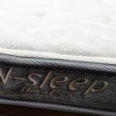 【ニトリ】「Nスリープセミダブルマットレス」＆「ベッドフレーム」の画像