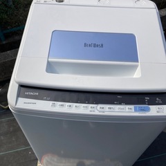 BW-T805 日立　洗濯機　8ｋｇ　ピュアホワイト　ビートウォッシュ　２０１９年の画像