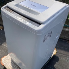 BW-T805 日立　洗濯機　8ｋｇ　ピュアホワイト　ビートウォッシュ　２０１９年の画像