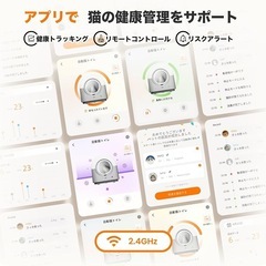 【新品未使用】猫自動トイレ 全自動猫トイレ AI搭載センサー PIR検知 ダブル脱臭 大容量の画像