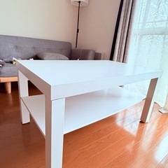 【無料】IKEA リビングテーブル / コーヒーテーブル（使用8ヶ月）2/22引取限定の画像