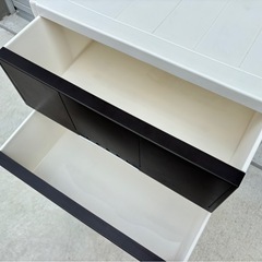 【決まりました】プロフィックス ルームケース L-6004 ブラウン 収納ケース 4段 日本製 収納家具の画像