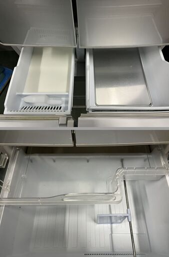 MITSUBISHI 三菱 6ドア ノンフロン冷凍冷蔵庫 フレンチドア 製氷付 445L（冷蔵316L・冷凍129L） MR-E45R