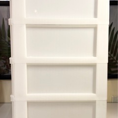 中古◆４段収納チェスト◆約25×35×54cm◆A4サイズの画像