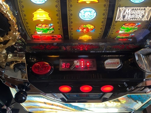パチスロ実機　モンスターハンター　月下雷鳴