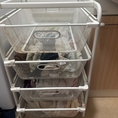 収納　引き出し　4段の画像