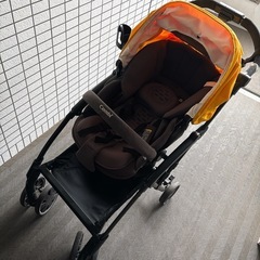 コンビ　combi AttO type-S イエロー　ベビーカー　ハイシートの画像