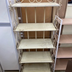 アンティーク調5段ラック【リサイクルフカツ岡崎倉庫店】260216YS-3の画像