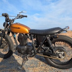 カワサキ　250TR　BJ250F　ストリートボバーカスタム　フルカスタム　快調です　チョッパー　エストレヤ SR400 グラトラ スポスタ ハーレーの画像