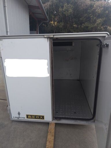 三菱 ミニキャブ 冷蔵冷凍 物置 アルミ箱 ※不付属品あり 実働車より取り外し 三菱 ミニキャブ 冷蔵冷凍 物置 アルミ箱 ※不付属品あり 実働車より