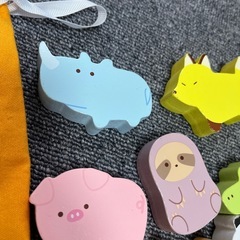 つみき つぶらな瞳の動物園 積み木の画像