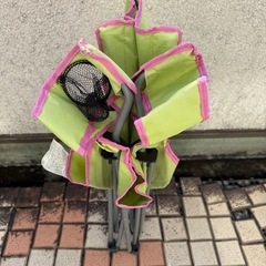 カップホルダー付き 折りたたみアウトドアチェア（耐荷重90kg）　2脚セットの画像