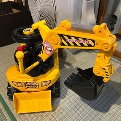 おもちゃ　ショベルカーの画像