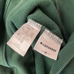CONVERSE トレーナー 緑 グリーン スウェットMの画像