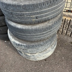 185/65R15　夏タイヤ鉄ホイルの画像