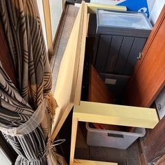 洗濯機、テレビ、テレビ台、炊飯器、電子レンジなど一人暮らしセット
の画像