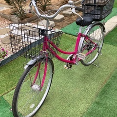 オートライト、3段ギアのママチャリの画像